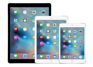 Apple iPads family 